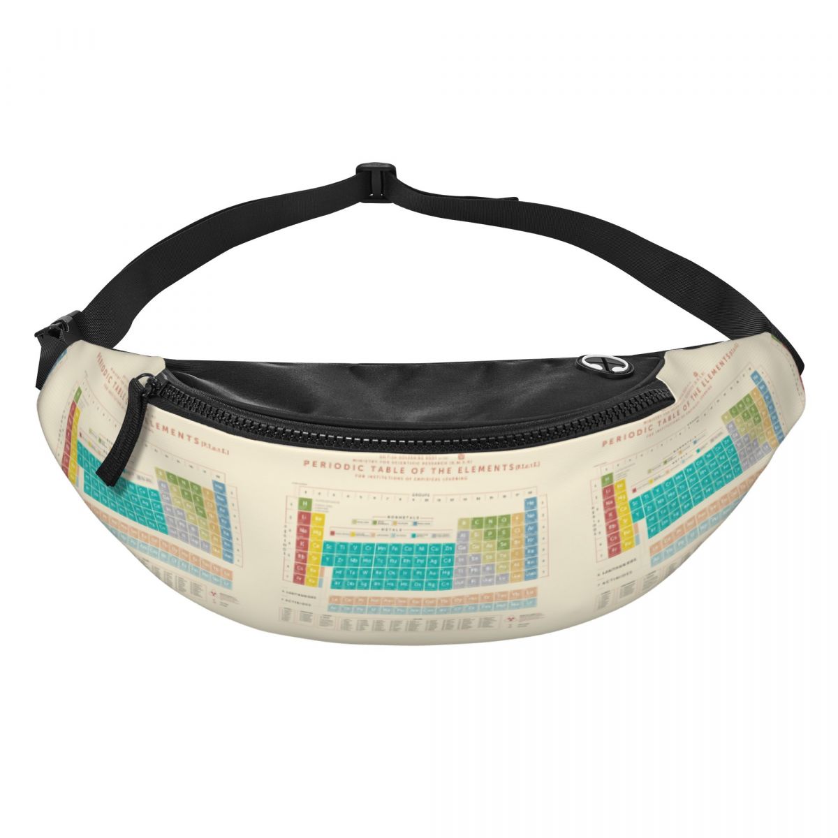 Travel Accessories Pouch For Men - Стильная поясная сумка с периодической таблицей