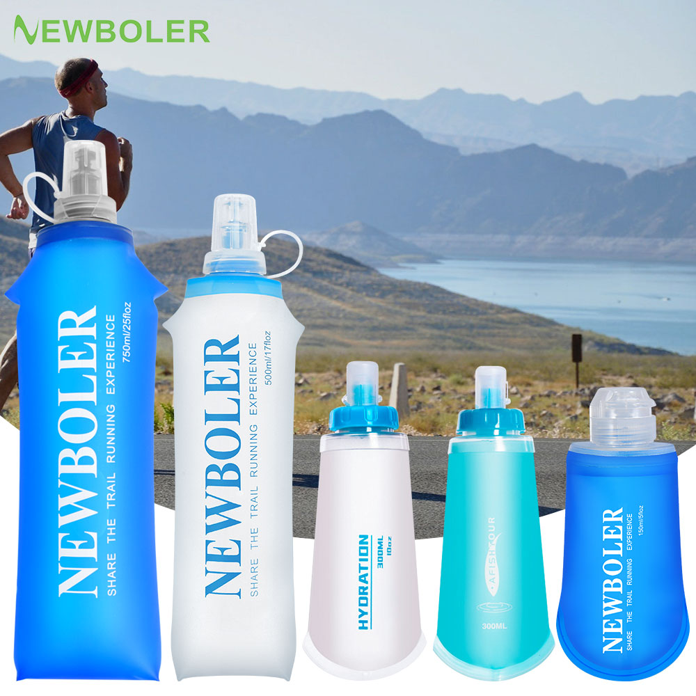 Water Bottle Collapsible - 150/250/300/500/750 мл складная силиконовая бутылка для
