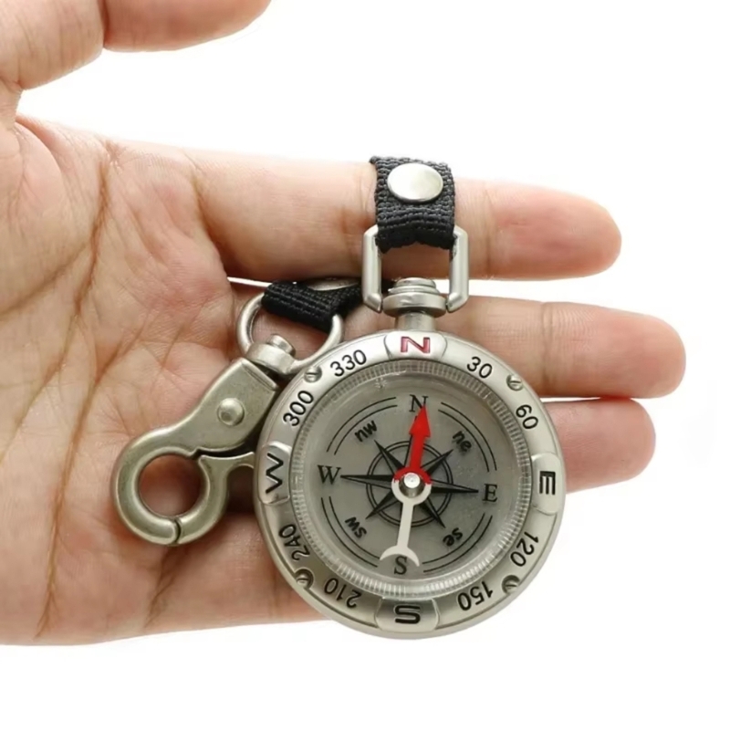 Travel Accessories And Gadgets - Мини-компас с ремешком-брелоком, многофункциональный профессиональный компас,