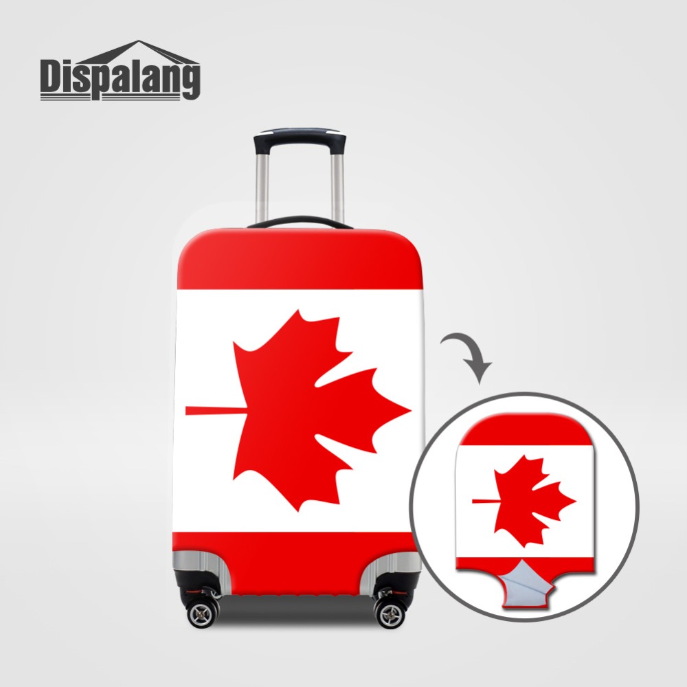 Чехол для багажа с принтом фла – обзор и цена Travel Accessories Canada
