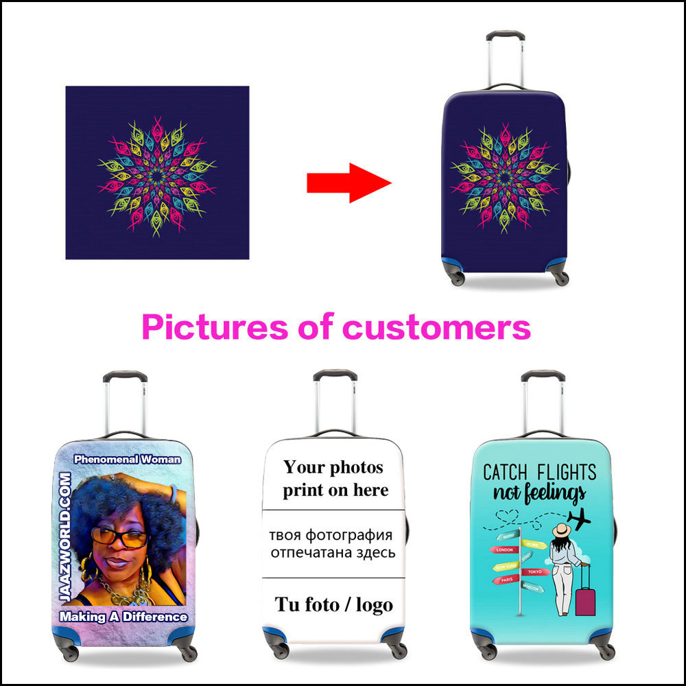 Чехол для багажа с принтом фла – обзор и цена Travel Accessories Canada
