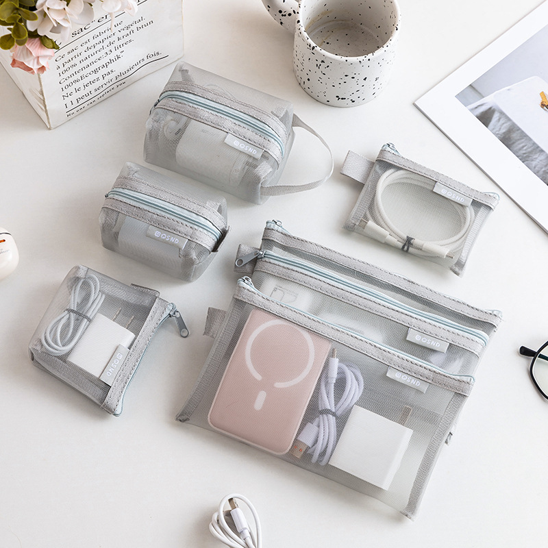 Прозрачная сетчатая сумка для  – обзор и цена Cable Organizer Travel