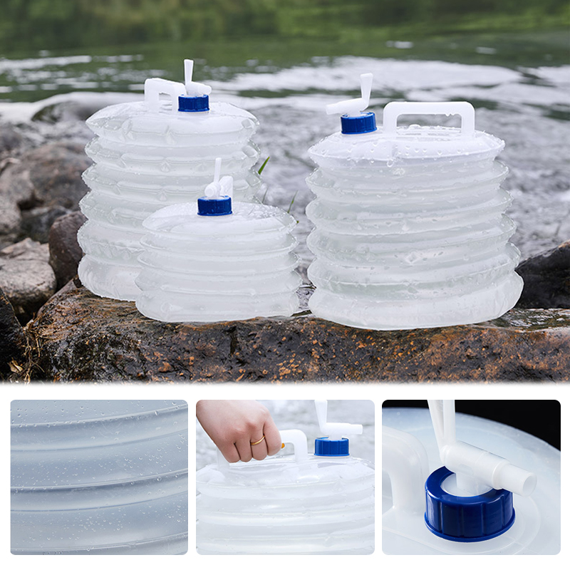 Складное ведро SEAMETAL 5-15 л – обзор и цена Water Bottle Collapsible