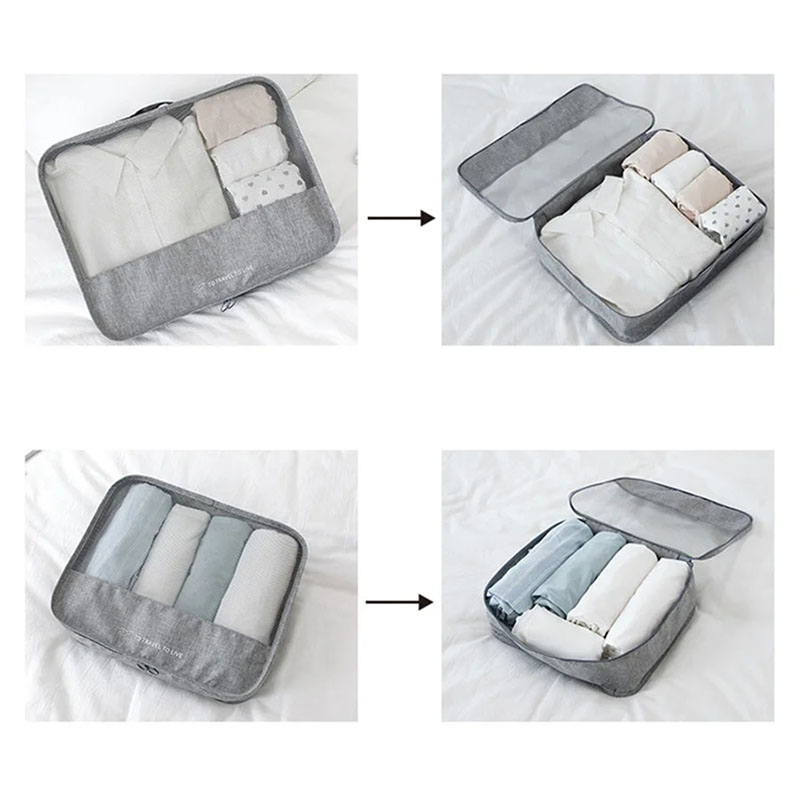 Набор из 7 дорожных органайзер – обзор и цена Travel Accessories Pouch For Men
