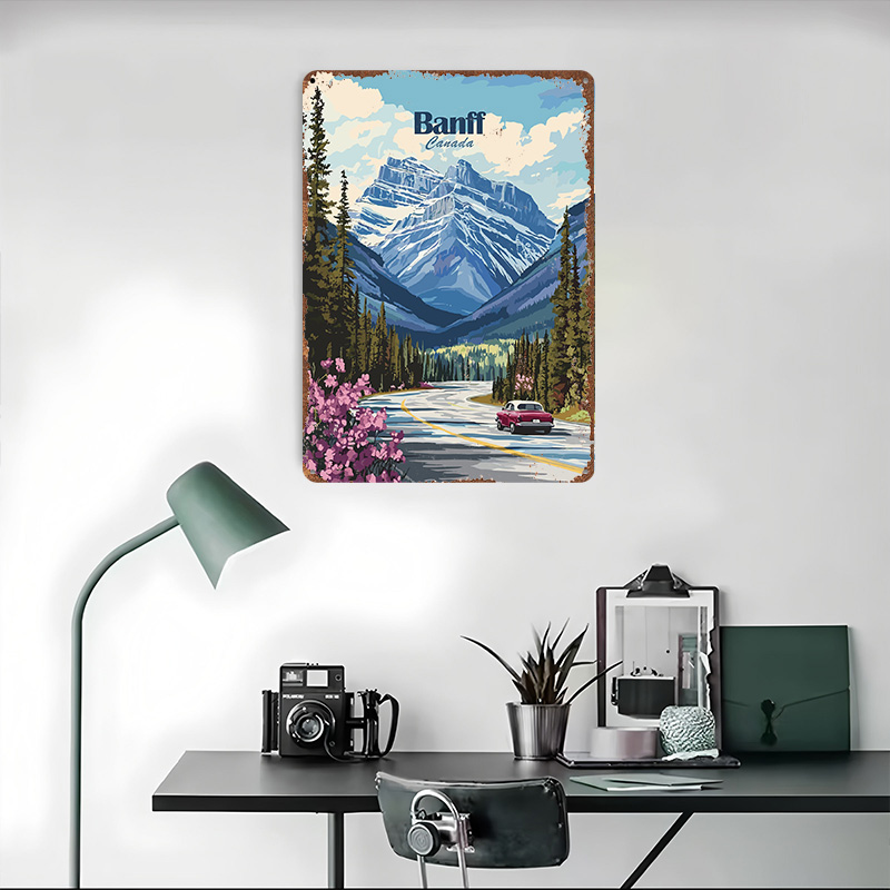 Металлический постер «Банфф, К – обзор и цена Travel Accessories Canada