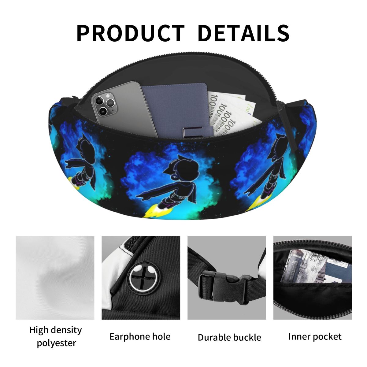 Поясная сумка-бананка Custom A – обзор и цена Travel Accessories Pouch For Men