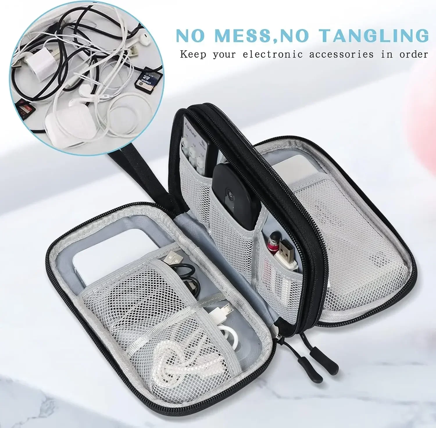 Портативная сумка-органайзер д – обзор и цена Cable Organizer Travel