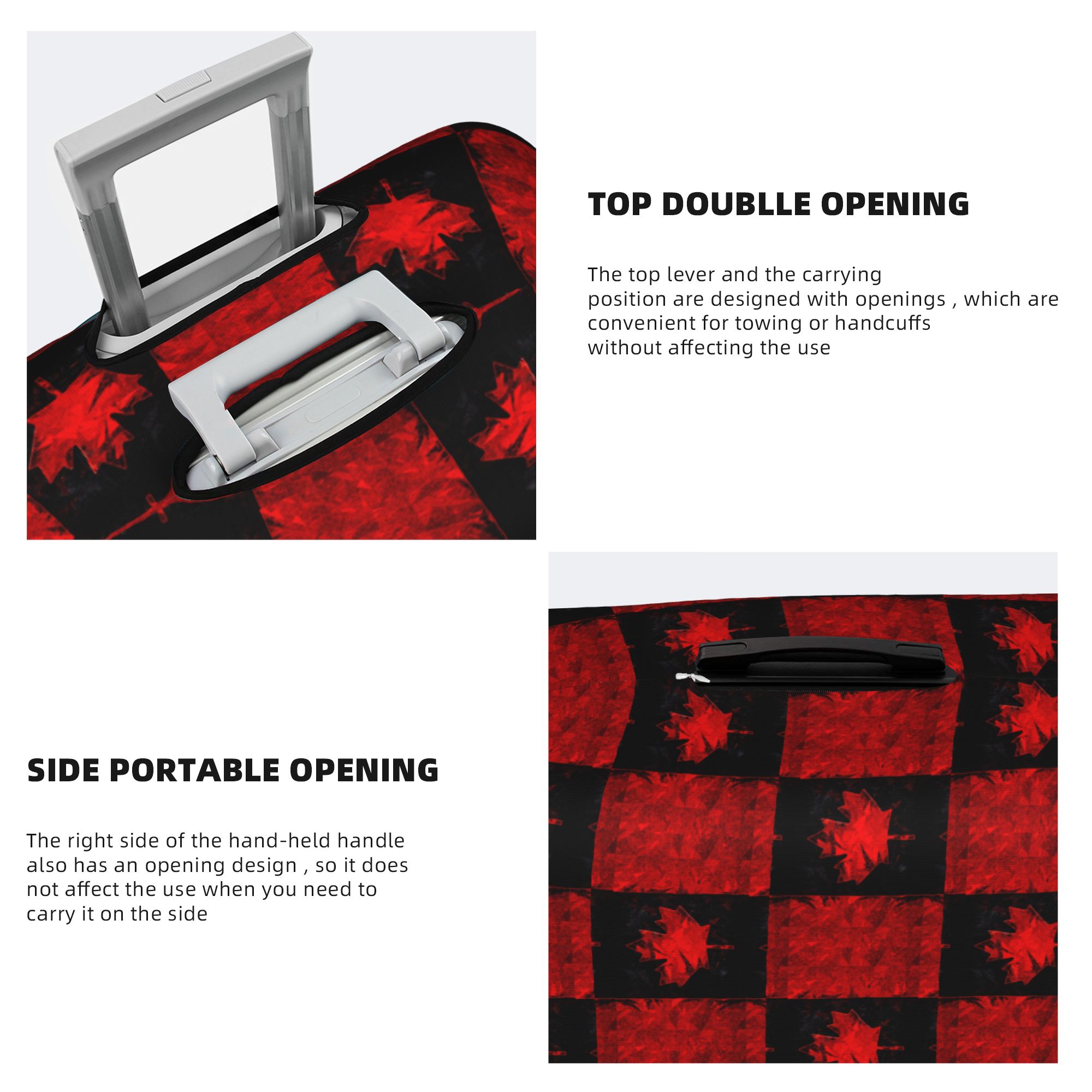 Чехол для багажа с флагом Кана – обзор и цена Travel Accessories Canada